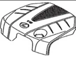 2010-2015 11209-31250 Lexus RX350 RX450H Engine Cover Oem Genuine New. Price: $175.98.