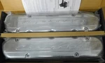 Holley 241-176 Chevy Ls Polished Cast Aluminum 2) Piece Valve Covers, Baffles New. Price: $600.00.