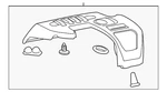 Genuine Gm Engine Cover 12602518 New. Price: $209.16.