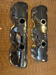 Rh & Lh Pair Valve Covers 305 351 V6 1959-74 Gmc 2500 Pickup Chrome Rare Find Used. Price: $249.00.