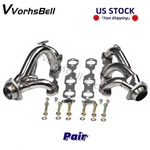 Pair Stainless Manifold Headers For 1996-2001 Chevy S10 Blazer Sonoma 4.3 V6 Gmc New. Price: $124.90.