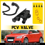 Pcv Crankcase Vent Valve + Hoses Set 06F103483E For Volkswagen Eos Golf Jetta Us New. Price: $26.59.