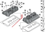 New Bmw 5 F10 Cylinder Head Cover 11128648131 Original No Duty To. Price: $808.29.