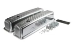 6856G Mr. Gasket Cast Aluminum Ball Milled Center Bolt Valve Covers - Polished New. Price: $136.95.