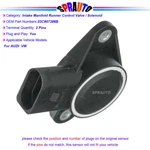 V10721279 Throttle Position Sensor For Audi A4 A5 A6 A8 Q5 Q7 R8 RS4 S6 S8 New. Price: $21.50.