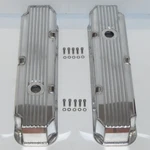 Finned Fabricated Aluminum Valve Covers For Chrysler Dodge Mopar 318 340 360 New. Price: $1148.45.