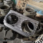 Usa Finned Aluminum 2 Gauge Panel Under Dash Instrument Hot Rod Custom Gasser New. Price: $79.99.