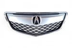 2014-2016 Acura Mdx Front Upper Grille Pearl White W/emblem 75101-TZ5-A03, Used. Price: $340.11.