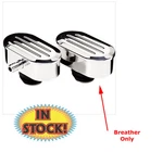 Billet Specialties 20920 Ball Milled Oval Valve Cover Breather W/1-1/4" Polish New. Price: $65.95.