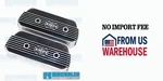 Empi Vw Valve Covers, Bolt On, Aluminum, Polished W/black Inset, 00-8852-0 New. Price: $105.00.