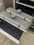 Pontiac Edelbrock Aluminum Valve Covers 389 421 Super Duty Tripower Gran Prix Used. Price: $495.00.