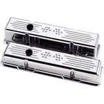 Billet Specialties Sbc Short Checkered Flag Valve Covers New. Price: $230.57.