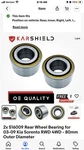 2X 516009 Rear Wheel Bearing For 03-09 Kia Sorento Rwd 4WD 80MM Outer Diameter New. Price: $40.00.
