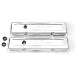 Edelbrock 4449 Signature Series Valve Covers 59-86 Sbc Chevy 262-400 Chrome New. Price: $59.95.