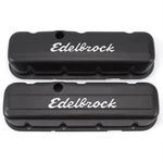 Edelbrock 4683 Signature Series Black Valve Cover Set, Bb Fits Chevy New. Price: $97.95.