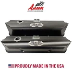 Ford Fe 406 American Eagle Valve Covers Black Die-cast Aluminum Ansen Usa New. Price: $275.00.