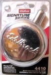 Edelbrock Crankcase Breather 4410; Signature Series Chrome Push-in W/vent Tube New. Price: $14.95.