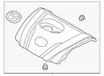 Genuine 2012-2013 MAZDA3 Engine Cover PE07-10-2F0B New. Price: $157.94.