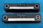 M/t Sbc Chevrolet Chevy Finned Valve Covers 140R-50B Mickey Thompson Aluminum Used. Price: $219.95.