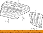 Chrysler Oem 13-18 200 Engine Appearance Cover-front 4627315AD New. Price: $66.37.