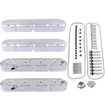 For Chevy Gm Ls Smooth Cast Aluminum Valve Cover W/coil Mounts Silver New. Price: $249.99.