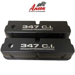 Ford 347 C.i. Stroker Valve Covers Black Die-cast Aluminum Ansen Usa New. Price: $249.00.