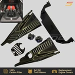 Scopione Carbon Fiber Engine Covers Bay Panels Trim Kit For Ferrari 458 Italia New. Price: $2850.00.
