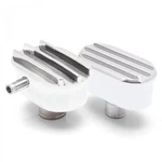 Finned Unit Pair - One Plain And With Pcv Valve Vpabreather Rat New. Price: $79.95.