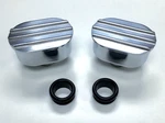 Hot Rod Oval Finned Polished Valve Cover Breather Kit W/ Grommet Sbc Bbc V8 New. Price: $56.95.