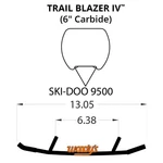 Woodys Trail Blazer Iv Flat-top Carbide Runners For 2017-2022 Ski-doo Summit Sp New. Price: $160.87.