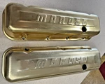 Vintage Moroso Gold Anodized Valve Covers Big Block Chevy Drag Race Car 396 427 Used. Price: $265.00.
