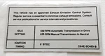 New 1968 Ford Thunderbird 390/428 4V At Emission Decal C8AE-9C485-B. Price: $21.00.