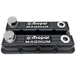 Nos Mopar Magnum Black Finned Valve Cover Set, 5.2L / 5.9L V8 New. Price: $295.00.