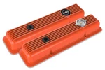 241-136 Holley Valve Covers Muscle Series Finned Sbc Factory Orange New. Price: $434.95.