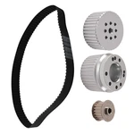Billet Aluminum Pulley Set For Chevy 283-400 W/chrome Alternator New. Price: $103.69.
