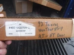 Nos Ford Taurus Seal Rubber Weatherstripping Sho 1990 1991 1995 94 93 92 Mercury Used. Price: $150.00.