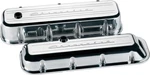 Billet Specialties Chevrolet Script Polished Aluminum Bbc Short Valve Covers New. Price: $342.95.