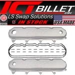 Ict Billet Aluminum Valve Cover Set -12ORB LT1 LT4 L83 L86 L87 New. Price: $599.99.