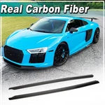 Fit For Audi R8 V10 Gen 2016-2020 Real Carbon Fiber Side Skirt Extension Lip New. Price: $460.75.