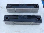 Mickey Thompson Aluminum Valve Covers Small Block Chevy M/t 283 327 350 Vintage Used. Price: $100.00.