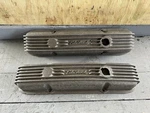 Edelbrock Vintage Valve Covers Hot Rod. Small Block Chevrolet. 307 327 350 Used. Price: $125.00.