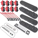 Black Valve Covers For Chevy Gm Engines LS1 LS2 LS3 LS6 LS7 JM8082-2 New. Price: $247.00.