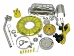 Empi Engine Trim Super Chrome Yellow Dress Kit Fits Vw Buggy Beetle 865 New. Price: $204.95.
