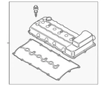 Genuine Volkswagen Valve Cover 03H-103-429-L New. Price: $518.46.