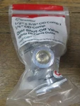 Sharkbite 1642670 1/2"X3/8" Od Comp 1/4" Dual Shut-off Valve New. Price: $15.00.