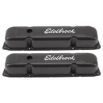 Edelbrock 4493 Signature Series Black Valve Cover Set, Bb Fits Mopar New. Price: $88.95.