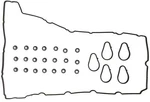Engine Valve Cover Gasket Set-vin: Mahle VS50661 New. Price: $71.00.