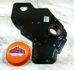 Outer Front Steel Timing Cover, 2021-24 Dodge Ram 2500/3500 6.7L (Q1NK02) Used. Price: $36.48.