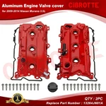 Aluminum Engine Valve Cover W/ Gaskets Set Rh & Lh For 09-14 Nissan Murano New. Price: $97.99.