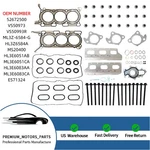 Head Gasket Bolt Kit Ford Expedition F-150 Lincoln Navigator 3.5L 2017-2023 New. Price: $224.29.